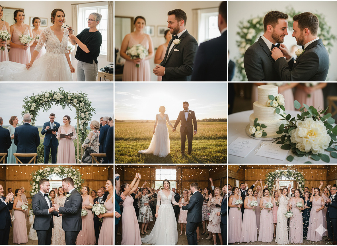 Bryllupsfotografering